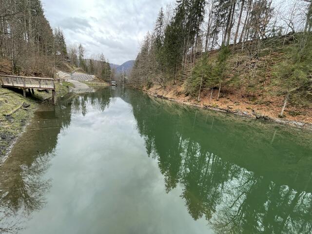 Im Stausee in Kirchdorf konnte die Geschieberäumung abgeschlossen werden. | Foto: Archiv/Kogler