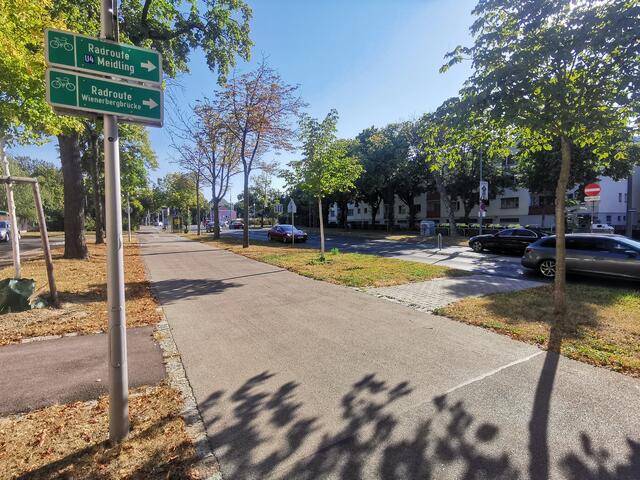 Bei der Schönbrunner Allee gäbe es Verbesserungsmöglichkeiten, ist sich Grossauer-Ristl sicher. | Foto: Grüne Meidling