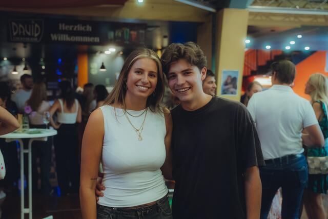 "Livy" mit Christoph Wanderer bei der Premiere ihres Kurzfilmes im Diesel Kino Leibnitz.  | Foto: Livy