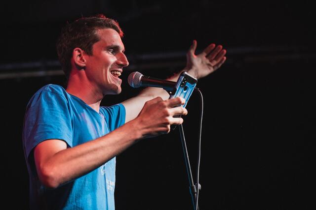 Poetry Slam, Markus Haller | Foto: Tobias Hollub