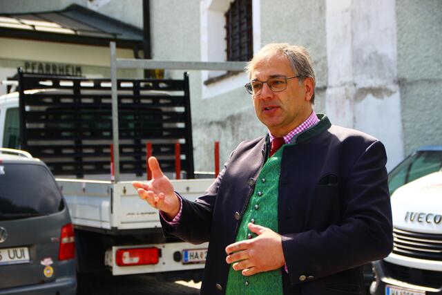 "Die Kosten betragen 5,4 Millionen Euro, die wir für unsere Kinder investieren", meint Bürgermeister Martin Promok. | Foto: Martin Schöndorfer, 2024