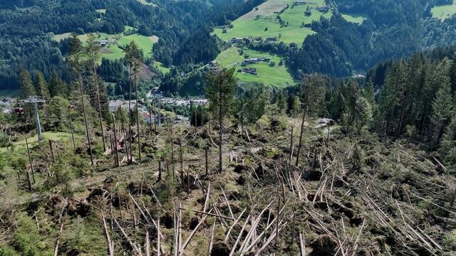 Rund 30.000 Festmeter Wald wurden in der Wildschönau durch den Sturm zerstört – innerhalb von zehn Minuten. | Foto: Toni Silberberger