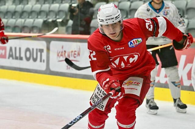 Neu bei den Kitz-Adlern: Lukas Waschnig. | Foto: Bernd Stefan