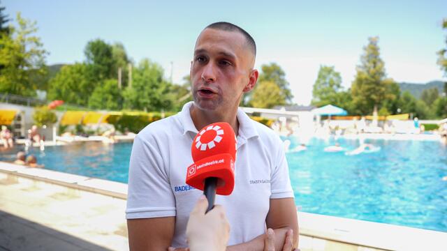 Bademeister Markus Windischbauer. | Foto: Stefan Schubert