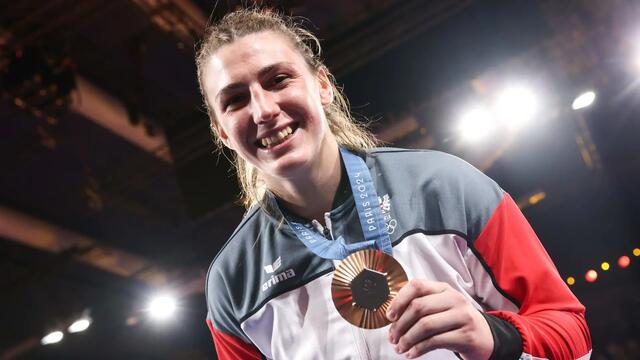 Am Mittwochabend gewann Polleres in der Gewichtsklasse bis 70 Kilogramm Bronze. | Foto: ÖOC