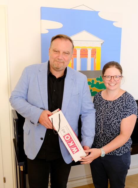 Michael Danzinger und Andrea Lautermüllertrafen einander zum Gespräch | Foto: Stadtgemeinde Mödling