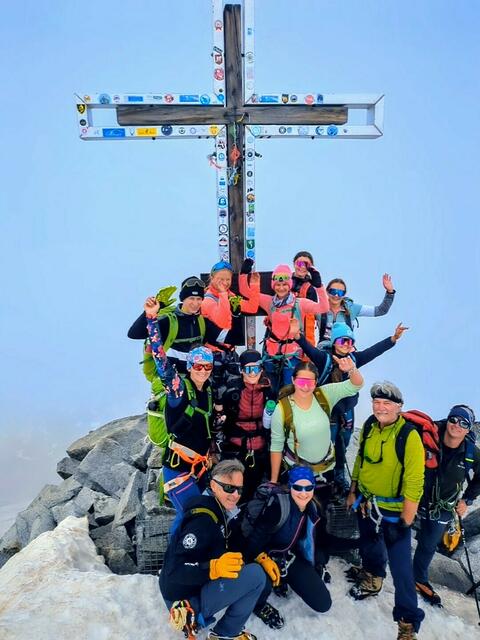 Die Gruppe freute sich über den aufregenden und schönen Ausflug. | Foto: Alpenverein Warnsdorf-Krimml