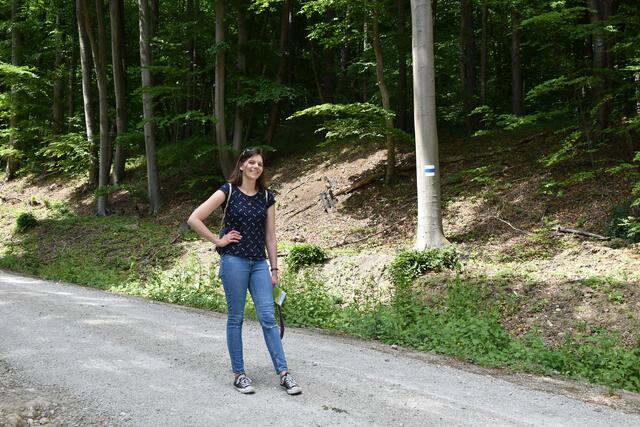 Miriam Üblacker beim Wandern. | Foto: privat