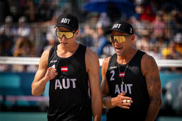 Die Olympischen Spiele in Paris sind für Julian Hörl und Alexander Horst bereits nach der Gruppenphase zu Ende.  | Foto: FIVB