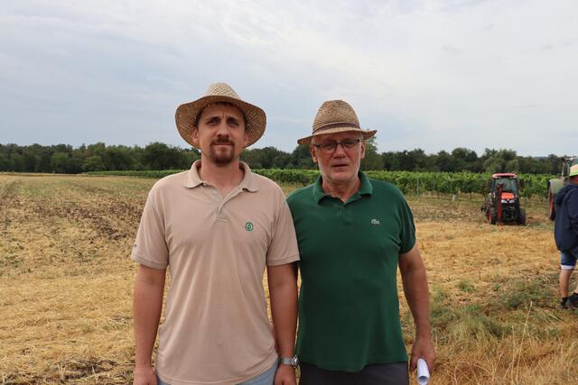 Josef und Klaus Freismuth organisierten die Versammlung in St. Margarethen.  | Foto: Vanessa Trabi