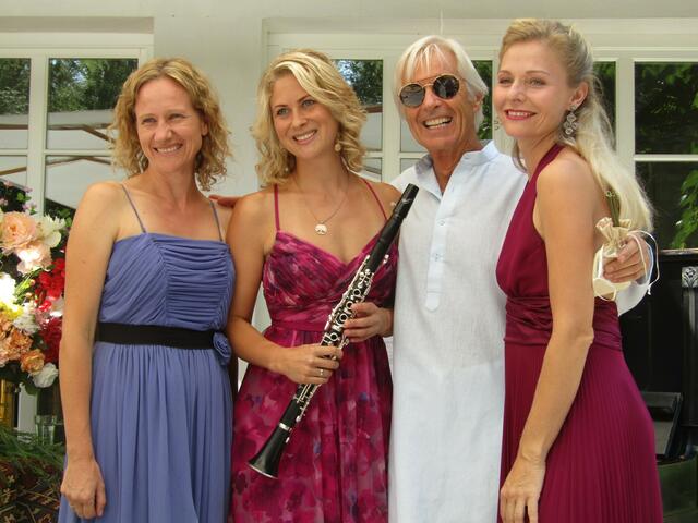 Martina Haselgruber, Daniela Wanzenböck, Giunto Schalkenberg und Elisabeth Pratscher. | Foto: Peter Sattler