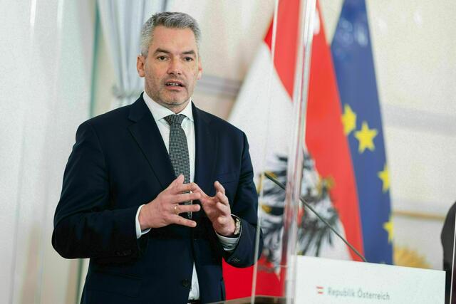 Nehammer will "durch mehr Wirtschaftswachstum" das Budget stabilisieren. | Foto: BKA/Schrötter