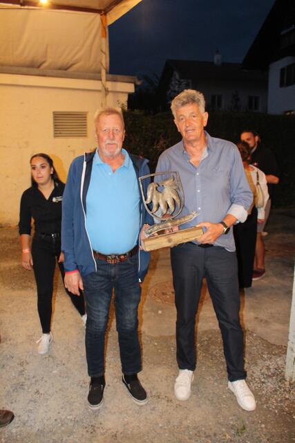 Peter Kolland und Herbert Rösch wurden geehrt.