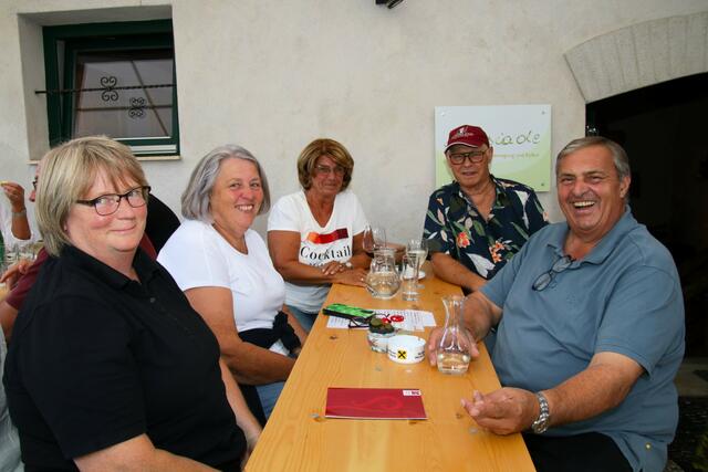 Heidi Hutzler, Maria Bauer, Silvia Salzgeber, Hans Salzgeberund Fritz Bauer. | Foto: Christian Nowotny