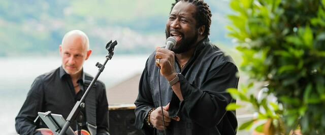 Beim Musiker Myk Sno ist nicht nur die Musik Groovie. | Foto: Regionauten Gisela K.