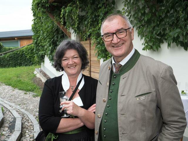 Präsident Johannes Leitner mit seiner Frau | Foto: Lions Club Dobratsch