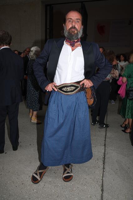 Modedesigner Andreas Kronthaler (Witwer von Vivienne Westwood) | Foto: Franz Neumayr