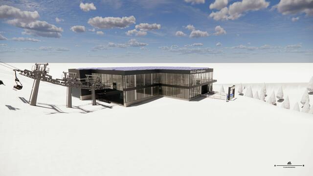 Ein Herzstück der neuen Eibergbahn wird die neue PV-Anlage am Dach der Talstation.  | Foto: A-B Seilbahn Planungsbüro