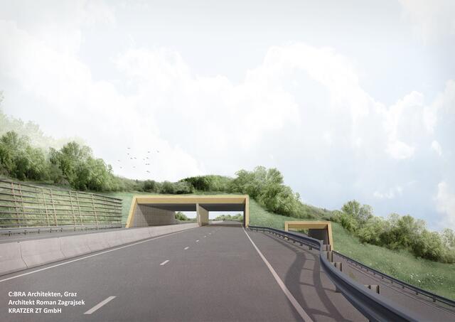 Den Lückenschluss der S36 gibt es vorerst nur als Visualisierung. | Foto: Kratzer ZT GmbH