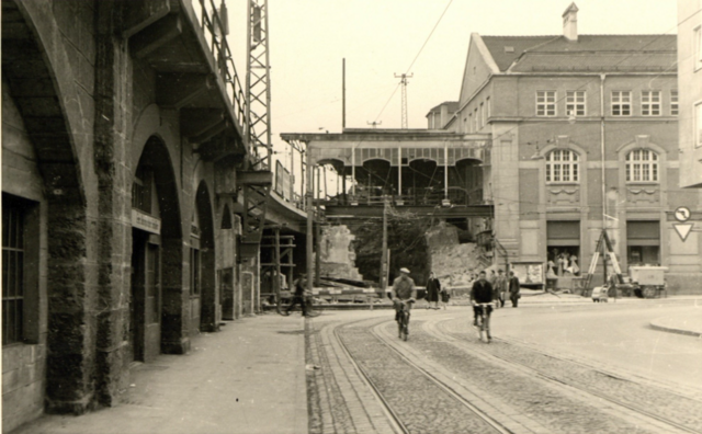 Die Erweiterung der Viaduktbögen in den 1930er Jahren | Foto: Stadtarchiv/Stadtmuseum Ph-24386