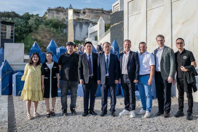 Gruppenfoto der Delegation aus Ningbo. | Foto: St. Margarethen 