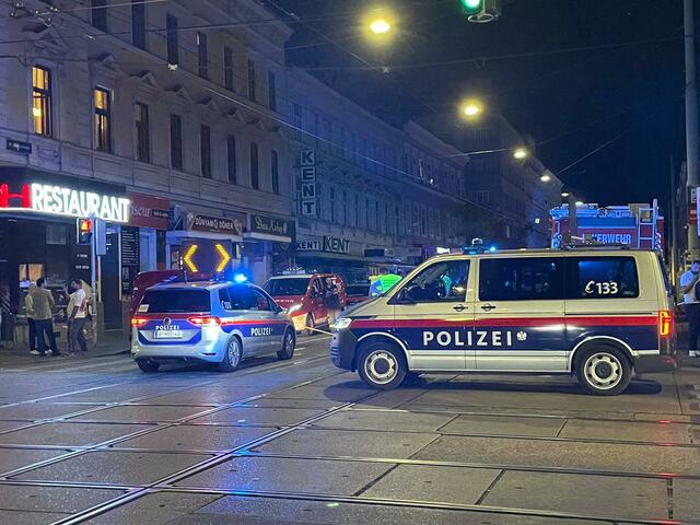 Immer mehr Beamte der Polizei sowie der Sondereinheiten Cobra und WEGA sind im Einsatz. | Foto: Ronja Reidinger/MeinBezirk