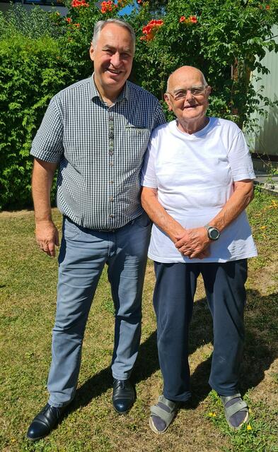 Josef Schmidl-Haberleitner und Viktor Zeh. | Foto: Stadtgemeinde Pressbaum