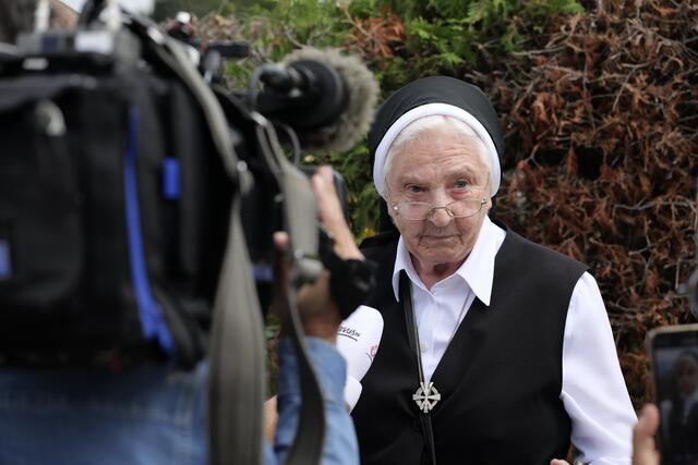Nonne Alberta Ibersperger sah die Polizei kommen. | Foto: Santrucek/meinBezirk