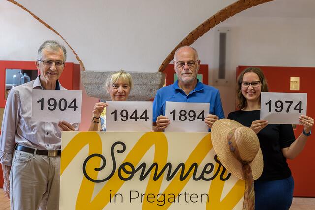 Von links: Reinhold Klinger, Karin Brandstötter, Erwin Zeinhofer und Judith Schläger. | Foto: A. Klinger