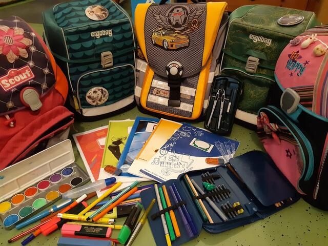 Bei der "Schulsachen-Tauschbörse" der GB* kann man bis Freitag, 23. August, Schulutensilien spenden. (Symbolbild) | Foto: Verein MUT