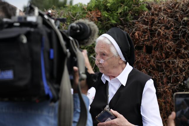 Nonne Alberta Ibersperger sah die Polizei kommen. | Foto: Santrucek/meinBezirk