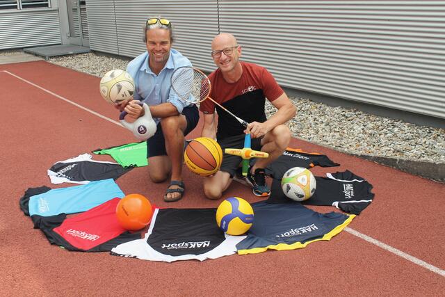 Die Sportlehrer und Initiatoren von HAK+Sport Sebastian Leibetseder und Manfred Karlsböck. | Foto: MB/Schütz