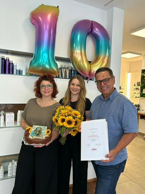 Pauline Boje, Vanessa Götzendorfer, Hans Moser. | Foto: WKO Grieskirchen