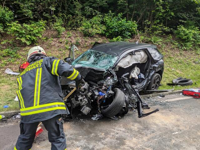 Die Stadtfeuerwehr Oberwart war bei einigen teils schweren Verkehrsunfällen im Einsatz. | Foto: Stadtfeuerwehr Oberwart