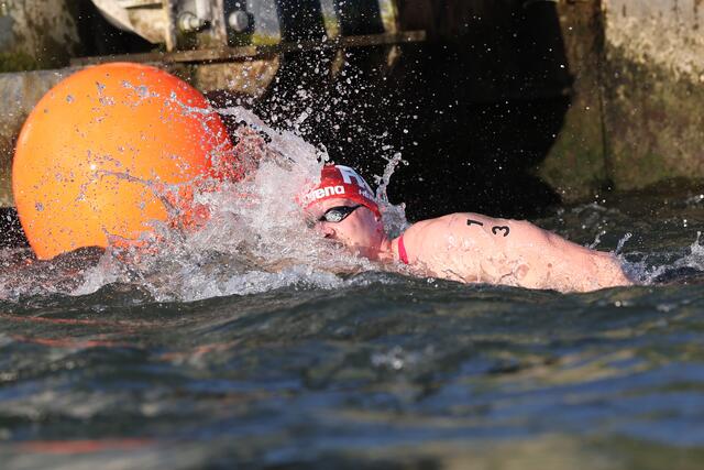 Jan Hercog beendete den Freiwasserschwimmbewerb der Olympischen Spiele auf Platz 21 beendet.  | Foto: GEPA