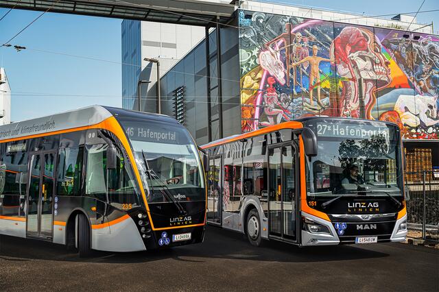 Die Linz AG Linien bieten jetzt eine direkte Anbindung zum Hafenpark sowie zur Mural Harbor Gallery. | Foto: Linz AG Linien
