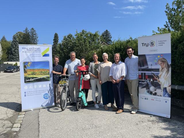 Ulrich Leth, Josef Schmidl-Haberleitner, Theresa Doppelbauer, Susanne Hauptmann, Jutta Polzer, Leopold Spitzbart und Herwig Kolar. | Foto: Nina Taurok