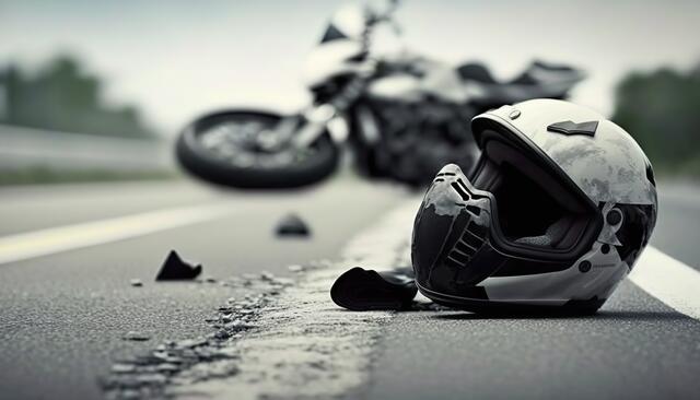 Der Motorradfahrer stürzte und zog sich schwere Verletzungen zu. | Foto: stock.adobe (Symbolbild)