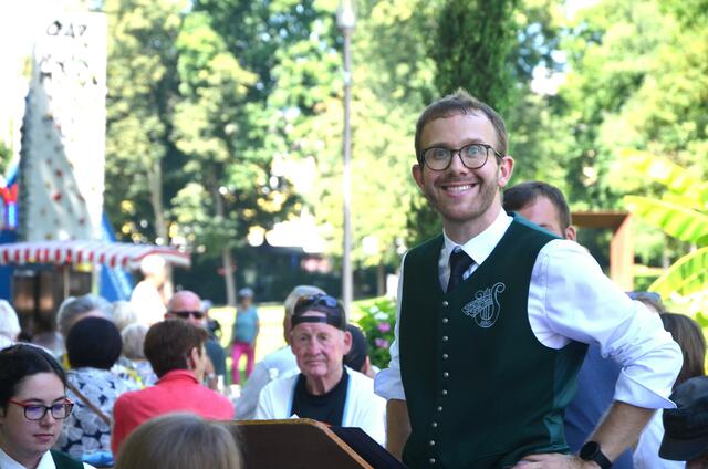 Kapellmeister Matej Dzido von der Stadtkapelle Spittal
