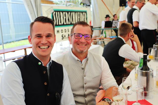 LAbg. Stefan Hermann und Reinhold Maier, Gemeinderat in Seiersberg-Pirka. Er kandidiert für die FPÖ bei der Nationalratswahl.  | Foto: Edith Ertl