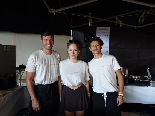 Harald Bogenreiter, Mia-Filipa Taubinger und Antoino Moisa | Foto: Simon Glösl