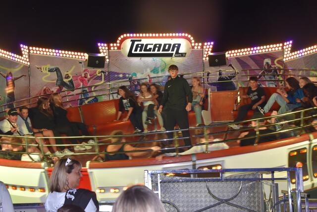 Das Tagada gehört zum Vergnügungspark dazu. | Foto: Michael Strini