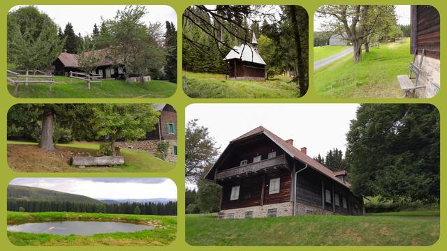 Jagdhaus und Kapelle auf der Thalberger Schwaig