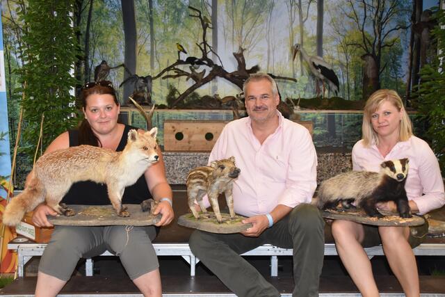 Die Jägerschaft ist mit der Werkstatt Natur mit dabei. | Foto: Michael Strini