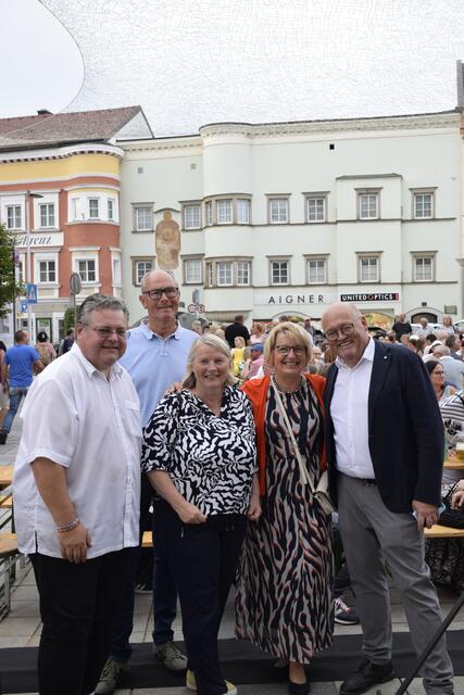Rainer Gagstätter, Thomas Wimleitner, Lilli Brauneis, Maria Pachner, Laurenz Pöttinger. | Foto: Stadtmarketing Grieskirchen