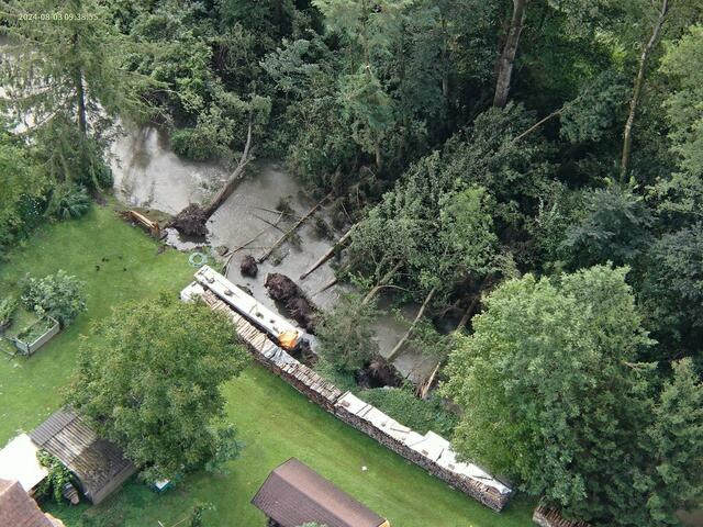 Bäume knickten oder stürzten zur Gänze um. | Foto: BFVRA