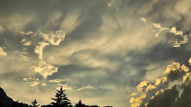 Das Unwetter sorgte nicht nur für Abkühlung. | Foto: FB/Sturm- und Gewitterjagd Tirol