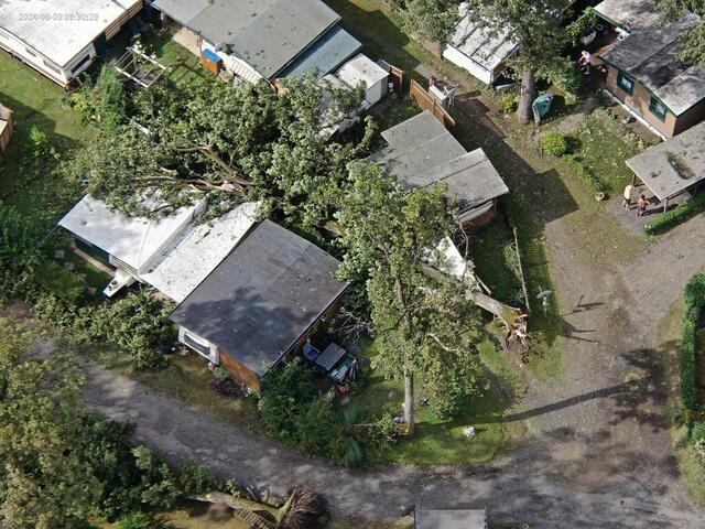 Betroffen war auch der Campingplatz am Röcksee | Foto: BFVRA