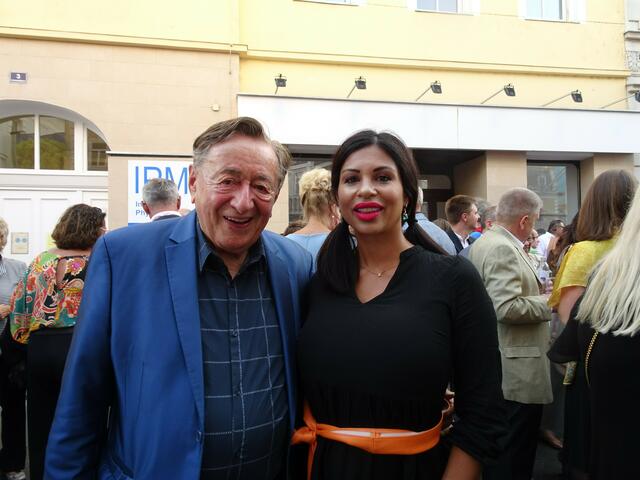 Richard Lugner beim "Floh im Ohr" in Stockerau im Jahr 2022. | Foto: Ingeborg Reisinger