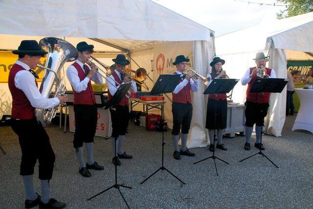 Für die musikalische Umrahmung des Festakt sorgte eine Abordnung des Musikverein Ilz 